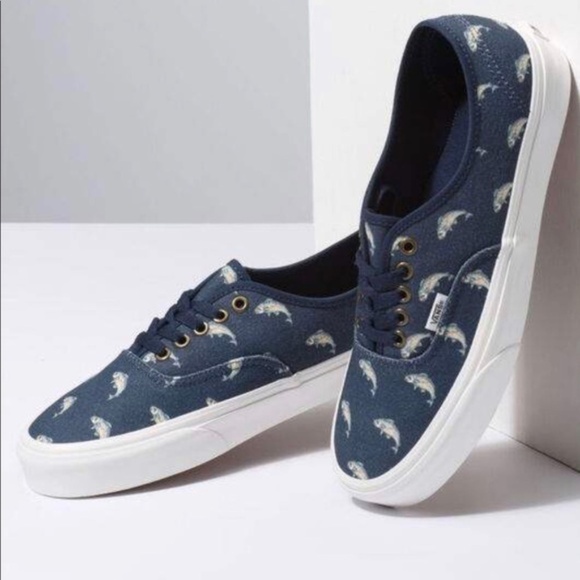 Vans Authentic Outdoors Fish Sz 8 Men - Picture 1 of 8